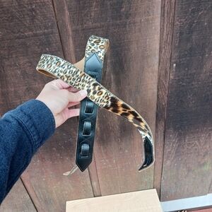Levy's Leather Animal Print Cheetah, Leopard Guitar Strap Adjustable